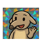 キラキラシール風ペロリんアリクイ@SFW（個別スタンプ：32）
