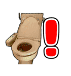 全てを受け止めるトイレ（個別スタンプ：34）
