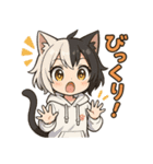 なりきりにゃんこスタンプ リニューアル（個別スタンプ：3）