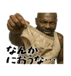 つまらないこと言う黒人(便利なギャグ返信)（個別スタンプ：9）