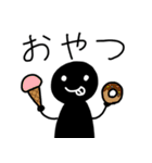 シンプルな人々 メニューを伝える（個別スタンプ：8）