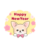 【年末年始】チワワちゃん年賀スタンプ再販（個別スタンプ：1）
