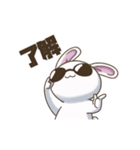 テンション高めな白ウサギ7（個別スタンプ：5）