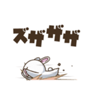 テンション高めな白ウサギ7（個別スタンプ：10）