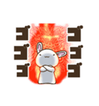 テンション高めな白ウサギ7（個別スタンプ：11）