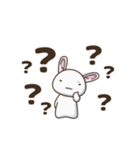 テンション高めな白ウサギ7（個別スタンプ：19）