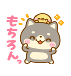 全肯定♡ 豆柴日和（個別スタンプ：9）