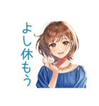 大人のお姉さん★おつかれ様（個別スタンプ：37）