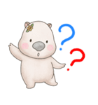 ゆるっとウォンバットちゃん（個別スタンプ：4）