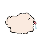 ぺたぺたポメトーン（橙）（個別スタンプ：7）