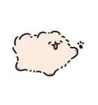 ぺたぺたポメトーン（橙）（個別スタンプ：20）