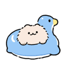 ぺたぺたポメトーン（橙）（個別スタンプ：25）
