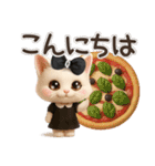 毎日ずっ〜と使える♡愛猫のご挨拶【3D】（個別スタンプ：12）