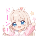 ナイトドリームのうさ耳の女の子スタンプ（個別スタンプ：10）