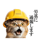 リアル猫★現場仕事（ストレス）（個別スタンプ：20）