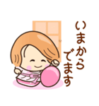 ☆笑顔で元気な☆まちあわせスタンプ（個別スタンプ：5）