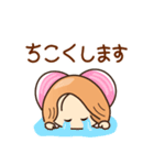 ☆笑顔で元気な☆まちあわせスタンプ（個別スタンプ：8）