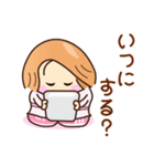 ☆笑顔で元気な☆まちあわせスタンプ（個別スタンプ：33）