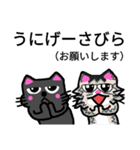 三線黒猫ゴエちゃん②（個別スタンプ：23）