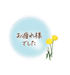 秋咲く花＊挨拶スタンプ（個別スタンプ：13）