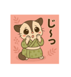 癒友童子 フクロモモンガの甘えん坊帖（個別スタンプ：20）