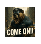 THE・くまちゃんPOLICE（個別スタンプ：1）