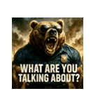 THE・くまちゃんPOLICE（個別スタンプ：12）