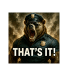 THE・くまちゃんPOLICE（個別スタンプ：15）