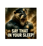 THE・くまちゃんPOLICE（個別スタンプ：16）