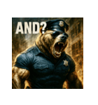 THE・くまちゃんPOLICE（個別スタンプ：19）