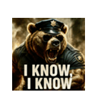 THE・くまちゃんPOLICE（個別スタンプ：23）