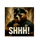 THE・くまちゃんPOLICE（個別スタンプ：24）