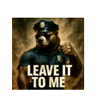 THE・くまちゃんPOLICE（個別スタンプ：27）