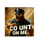 THE・くまちゃんPOLICE（個別スタンプ：28）