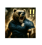 THE・くまちゃんPOLICE（個別スタンプ：32）