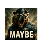 THE・くまちゃんPOLICE（個別スタンプ：36）