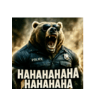 THE・くまちゃんPOLICE（個別スタンプ：40）