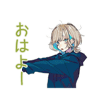 クールな女子★毒舌ツッコミ（個別スタンプ：3）