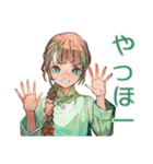 アオザイ女子★異文化交流の日々（個別スタンプ：2）