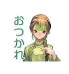 アオザイ女子★異文化交流の日々（個別スタンプ：9）