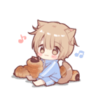 ゆるふわ猫耳少年（個別スタンプ：12）