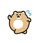ぽっちゃりクマ 動くスタンプ（個別スタンプ：6）