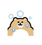 ぽっちゃりクマ 動くスタンプ（個別スタンプ：16）