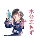 勉強会★集合と持ち物確認★制服の女の子（個別スタンプ：29）