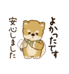 動く柴犬さん 2025 「丁寧な長文」（個別スタンプ：8）