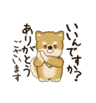 動く柴犬さん 2025 「丁寧な長文」（個別スタンプ：18）