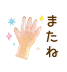 毎日使える❤️かわいいクリスタル風（個別スタンプ：38）