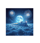 Moonlight Express 月夜のエクスプレス（個別スタンプ：3）