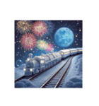 Moonlight Express 月夜のエクスプレス（個別スタンプ：8）