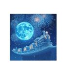 Moonlight Express 月夜のエクスプレス（個別スタンプ：9）